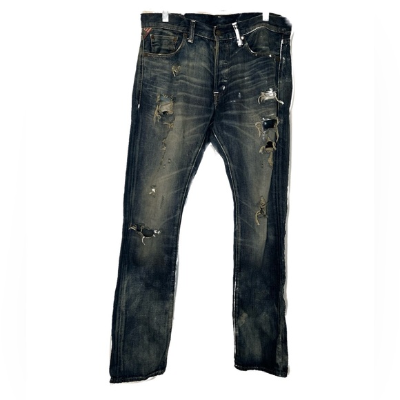 Polo by Ralph Lauren JeansSlim Jeans Distressed Denim Mens 32/32